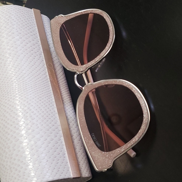 JIMMY CHOO Niles Oversize Cat Eye Sunglasses - Picture 12 of 12